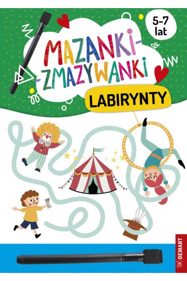 Mazanki-zmazywanki. Labirynty