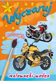 Wyczaruj motocykle. Malowanki wodne