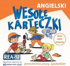 Angielski wesołe karteczki. Pomarańczowy