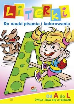 Literki do nauki pisania i kolorowania. Od A do L