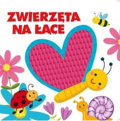 Zwierzęta na łące. Książeczka sensoryczna