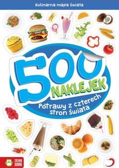 Książka  500 naklejek. Potrawy z czterech stron świata