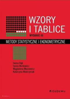 Wzory i tablice. Metody statystyczne i ekonometryczne