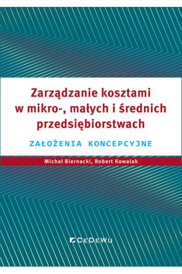 Zarządzanie kosztami w mikro-, małych i średnich..