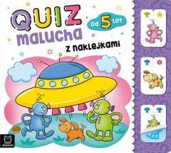 Quiz malucha z naklejkami od 5 lat