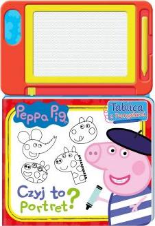 Peppa Pig. Tablica z pomysłami. Czyj to portret?