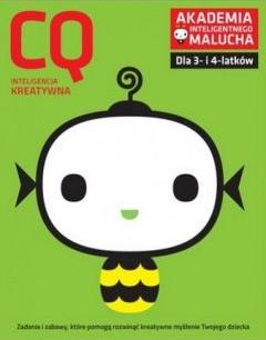 CQ: Inteligencja kreatywna dla 3-4 latków z poradami psychologa. Książka z naklejkami. Akademia Inteligentnego Malucha