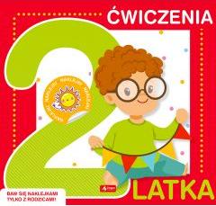 Ćwiczenia 2-latka z naklejkami