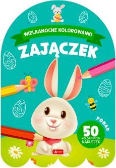 Wielkanocne kolorowanki. Zajączek