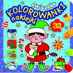 Gwiazdka kolorowanki naklejki