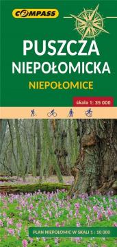 Mapa turystyczna Puszcza Niepołomicka 1: 35 000