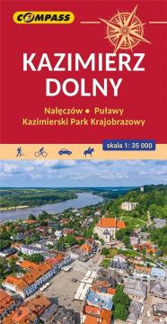 Mapa turystyczna Kazimierz Dolny 1:35 000