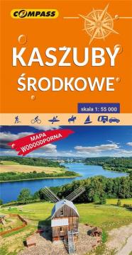 Mapa turystyczna Kaszuby środkowe 1:55 000