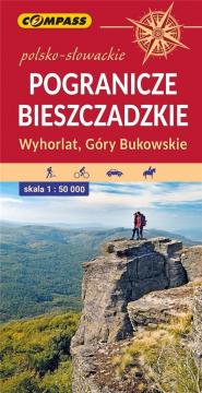 Mapa turystyczna Pogranicze Bieszczadzkie, Wyhorlat, Góry Bukowskie 1:50 000