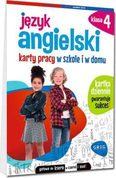 Język angielski. Karty pracy w szkole i w domu. Klasa 4