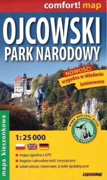 Ojcowski Park Narodowy. Mini mapa 1:25 000