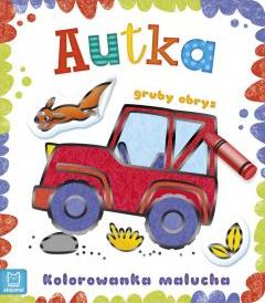 Autka. Kolorowanka malucha z grubym obrysem