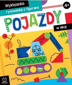 Wyklejanka, rysowanka. Pojazdy w akcji