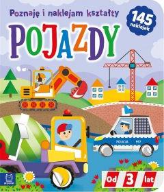 Pojazdy. Poznaję i naklejam kształty