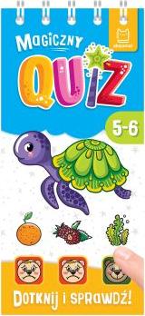 Magiczny quiz z żółwikiem. Dotknij i sprawdź! 5-6 lat