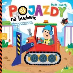 Duże puzzle. Pojazdy na budowie