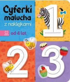 Cyferki malucha z naklejkami. Od 4 lat