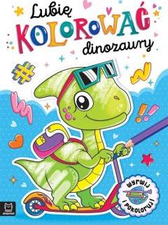 Lubię kolorować dinozaury. Lubię kolorować