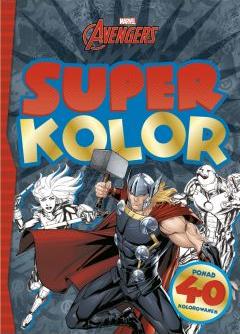 Superkolor. Marvel Avengers. Ponad 40 kolorowanek