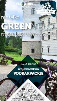 Województwo podkarpackie. Mapa tras rowerowych