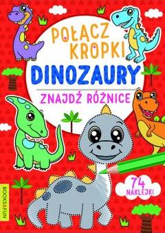 Połącz kropki, znajdź różnice. Dinozaury