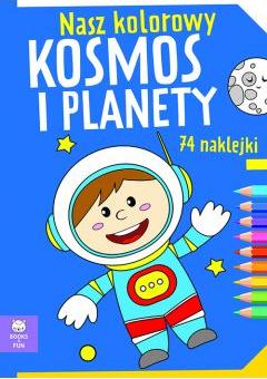 Nasz kolorowy Kosmos i planety z naklejkami