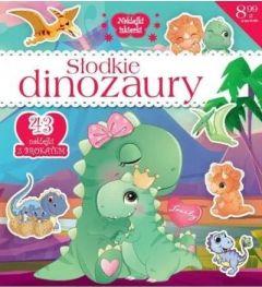 Naklejki IskierkiI brokatowe. Słodkie dinozaury