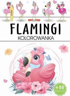 Flamingi kolorowanka