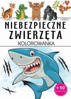 Niebezpieczne zwierzęta. Kolorowanka