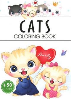 Cats. Coloring book