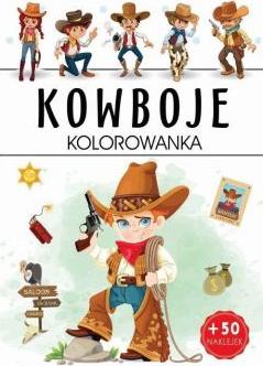 Kowboje kolorowanka