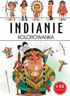 Indianie kolorowanka