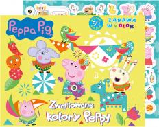 Peppa Pig. Zabawa w kolory. Zwariowane kolory Peppy