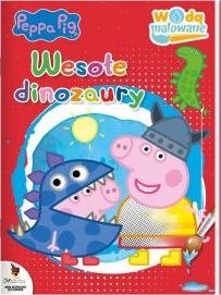 Peppa Pig. Wodą malowane. Wesołe dinozaury