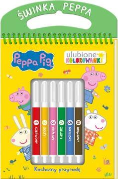 Kochamy przyrodę. Ulubione kolorowanki. Peppa Pig