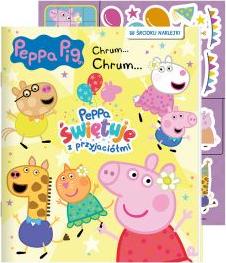 Peppa świętuje z przyjaciółmi. Peppa Pig