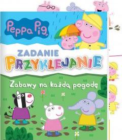 Peppa Pig. Zadanie Przyklejanie. Zabawy na każdą pogodę