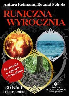 Runiczna wyrocznia. Przesłania w zgodzie z żywiołami. Przewodnik i 39 kart