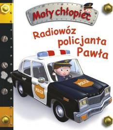 Radiowóz policyjny Pawła. Mały chłopiec