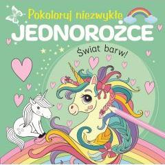 Pokoloruj niezwykłe jednorożce