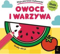 Książeczka Moje pierwsze malowanki. Owoce i warzywa