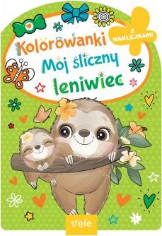 Kolorowanka z wykrojnikiem. Mój śliczny leniwiec