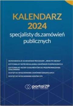 Kalendarz specjalisty ds. zamówień publicznych 2024