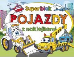 Superblok z naklejkami Pojazdy