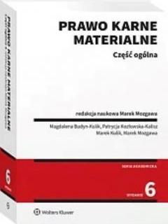 Prawo karne materialne. Część ogólna w.6